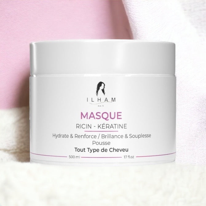 Duo Shampoing & Masque à l’Huile de Ricin et Kératine.